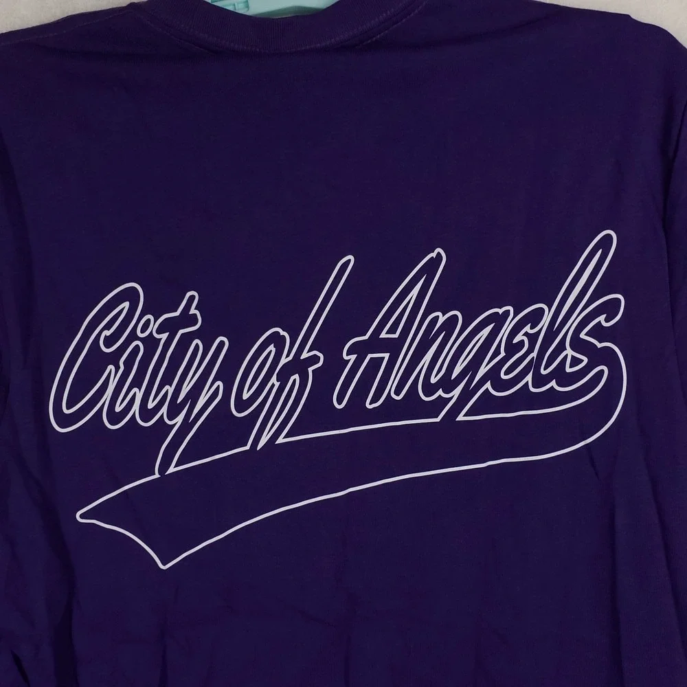 LA Lakers Mitchell & Ness NBA Small Shirt Embroidery Patch on Sleeve Purple NWT - Picture 10 of 10